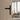 Black lever door handle set mounted on a door, no lock cylinder