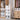 White double-door storage organizer box with 4 wheels, clear panels and mesh inserts