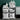 2/3 Tiers Laundry Basket Plastic Storage Trolley with three ventilated white bins
