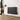 Black oil-filled electric radiator heater, wall-mounted panel with side control
