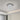 Chrome 3-tier crystal flush mount LED ceiling light with circular sparkling rings