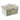 Three-compartment fridge storage container with clear lid and built-in carrying handle