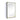 Anti-fog LED mirror cabinet with black frame, illuminated edge light and touch buttons