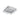 40cm square crystal ceiling light with clear faceted glass border and inner frame