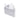 White foldable tri-fold hanging makeup mirror with three panel sections