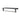 Black towel shelf bracket with metal support bars for wall mounting