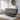 Dark grey linen sofa bed with tufted backrest, adjustable positions and chrome legs