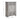 Home & Outdoor Direct Holz-Badschrank, 60x30x85 cm, 2 Türen und Lamellenoberteil
