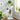 4-tier plant flower stand with circular shelves, white metal frame