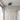 Matte black square rain shower head mounted on ceiling, water outlet with sensor