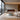 Wall-mounted electric fireplace heater with tempered glass and orange flame display