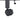 Black caster wheel for moving the 3-tier wooden kitchen storage trolley cart