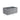 Foldable fabric storage organizer, 47x29x21 cm, gray fabric bin
