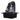Tabletop Buddha water fountain decor close view of gray Buddha and golden lantern-like cup