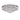 Round flush-mount ceiling lamp with clear crystal surround and hanging crystal drops