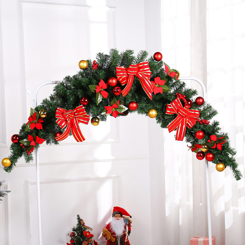 Rattan 180cm Christmas Cow Horns LED lights