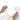 Hands opening a white hanging garment dust cover with inner divider