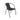 Patio Dining Set chairs: black mesh armchair with curved metal legs