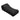 Black comfy floor lounger with smooth, rounded capsule shape and reinforced seams
