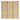 Wood fence gate with horizontal slats and center vertical supports