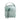 Mint green makeup storage organizer with clear dome, ribbed drawers and side carry handle