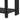 Black shoe rack leg and shelf support detail with mounting screws