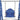 Blue swing seat with white side supports for toddler swing and slide set