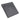Black square rain shower head with digital screen, spray nozzles, and control bar