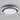 50cm round LED flush-mount ceiling light, black outer ring and faceted acrylic surround