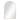 Arch-shaped wall mirror with gold metal frame and smooth arched edge