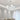 Feather LED pendant light with round opal glass shades and crystal ball details