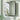 Wall-mounted rectangular bathroom storage mirror cabinet with dark frame on the wall