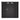 Black galvanized steel storage shed front view with vent grilles and double doors