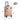 Rose gold rolling cosmetic case dimensions: 61cm height, 44cm depth, 35cm width