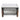 Double-door collapsible storage organizer box with both doors open, empty interior