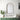 Arch-shaped gold-framed wall mirror above a green vanity and white sink