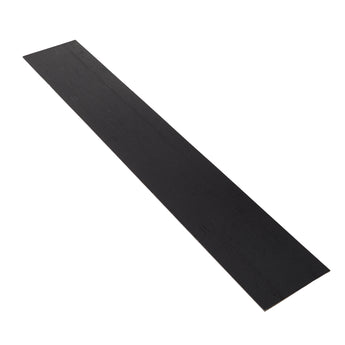 Dark gray wood-grain self-adhesive PVC plank tile, waterproof vinyl flooring