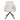 Adjustable accent chair with beige linen upholstery and black tripod legs