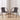Outdoor patio dining chairs set of 2 with dark woven seats and curved arms