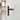 Black lever door handle with long backplate, no lock cylinder