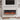 50-inch electric fireplace insert with flame and ember bed behind glass in a mantel