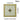 Square marble-effect PVC floor tile with gold border and black-gold diamond center, size shown