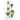 White plant stand measuring 103cm tall, 5 shelves for potted plants