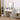 145cm dressing table with lighted mirror and white drawers