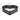 Heart-shaped black galvanized steel raised garden bed with printed size diagram