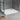 White rectangular shower tray with drain outlet, slim 40mm edge