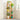 Beige wooden plant display stand with 5 shelves for flower pots