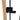Black gate latch handle with mounting hardware on wooden post
