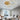 Gold 3-ring LED ceiling light with two large rings and one smaller ring