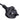 Double-head floor lamp plug end with molded black power cord